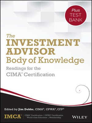 cover image of The Investment Advisor Body of Knowledge + Test Bank